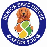 カーサイン 高齢者マーク SENIOR SAFE DRIVER アイリッシュセター ステッカー シール 直径13cm 肉球 日本製 車