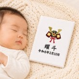 【名入れ 刺繍】命名書《かぶと》 刺繍命名書 刺しゅう ベビー 赤ちゃん ボード パネル 誕生日 出産祝い 出産記念 オーダーメイド 男の子 女の子 兜