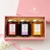【ギフトBOX付】フルーツジャム３種セット（ストロベリー＆ラズベリー、ブルーベリー＆アップル、ゴールデンオレンジ＆日本酒）