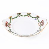 ロイヤルコペンハーゲン スターフルーテッド クリスマス ケーキディッシュ ディーププレート 深皿 28cm×25cm 日本未発売 2503422(1018148) 【スペシャルラッピング660円(別売り)】 北欧食器 洋食器 送別会 誕生日 お中元 還暦祝い 結婚祝い 結婚式 高級 父の日 母の日 即日発送 成人祝い ホワイトデー