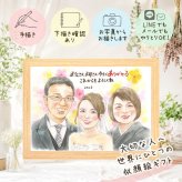 贈り物 サンクスボード 似顔絵 名入れ 手描き プレゼント ギフト サンクスボード 感謝 披露宴 婚礼 結婚式 新郎 親族 両親 新婦 名入れ 修正無料 下書き確認 かわいい 喜ばれる 宝物 実績多数 婚礼 披露宴 思い出 感謝ボード キレイ 色紙 お祝い返し クリスマス 引っ越し お祝いの品 長寿祝い 米寿祝い ハロウィン 結婚祝い 家族 大量注文 メモリアル