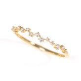 ダイヤモンド リング 0.07ct カシオペア 星 指輪 K10 K18 10K 18K 10金 18金 プラチナ 女性 レディース 誕生日 記念日 プレゼント ギフト 誕生日プレゼント 10代 20代 30代 40代 妻 彼女 スター ゴールド ホワイトゴールド ピンクゴールド イエローゴールド ダイヤ 重ね付け アクセサリー アレルギー対応 金属アレルギー クリスマス