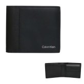 カルバンクライン CALVIN KLEIN 二つ折り財布 折り畳み REFINED MIX BILLFOLD WITH COIN lv04d1304g-ub1 ブラック BLACK