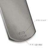 ハワイアンジュエリー ペアネックレス 金属アレルギー 対応 純チタン 刻印 無料 誕生石 ドッグタグ Lサイズ チェーン 長さ選べる ステンレスより軽く肌に優しい カップル プレゼント ハロウィン 【品番：CG-TIP408LP】