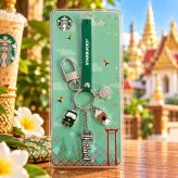 スターバックス キーホルダー タイ限定 トゥクトゥク チャーム 海外限定 スタバ グッズ キーチェーン ブランド ロゴ マスコット 雑貨 おしゃれ チャーム プレゼント 誕生日
