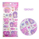【メール便配送】モンチッチ サンリオ シール 正規品 [ モンチッチ × サンリオキャラクターズ クリアキャンディシール ] 選べる4種 キラキラ ラメ入り ハローキティ マイメロディ クロミ 平成 かわいい プレゼント プチギフト