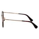 マックスマーラ Max Mara サングラス ノーズパッド UVカット アイウェア ボストン ウェリントン MM0147-K/S 52A 54 メンズ レディース ユニセックス ハバナ（クリア）+グリーン 海外正規品