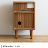 本棚 キッチン リビング 収納 キャビネット 52531 幅60 ホワイト 木製 カントリー フラップ扉タイプ フラップ扉付き コンパクト 北欧 アンティーク ヴィンテージ オープン サイドチェスト おしゃれ
