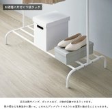 ラック ハンガー シンプル 省スペース シングル 白 おしゃれ アイアン 幅90 スリム コートハンガー パイプハンガー 可愛い 韓国 インテリア 棚付き 大容量 北欧 衣類収納 洋服掛け かばん掛け 収納 玄関 寝室 ホワイト 新生活