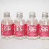 鹿児島県産イチゴ4本セット(ミニチュアジンKOMASA-GIN 苺 45%vol) 45ml×4本