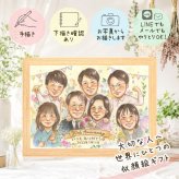 真珠婚 ギフト 似顔絵 プレゼント 贈り物 名入れ 手描き 真珠婚 記念日 結婚30周年 結婚記念日 大人数 ご夫婦 夫婦 お父さん 両親 家族 名入れ 修正無料 下書き確認 親孝行 そっくり かわいい 似てる 30周年 思い出 記念 感謝 ハロウィン 引っ越し キレイ オーダーメイド 喜ばれる 傘寿祝い ホワイトデー サプライズ お祝い返し クリスマス お祝いの品