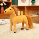 馬 ぬいぐるみ リアル 動物 アニマル ふわふわ かわいい 置物 インテリア 子供 おもちゃ ごっこ遊び 誕生日 プレゼント ギフト 癒し