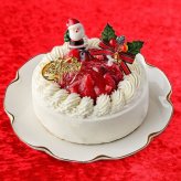 【予約受付中】クリスマスケーキ 苺と木の実のショートケーキ 5号 15cmクリスマス2025(x21004)