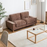 2.5人掛けソファ 幅162cm×奥行75cm×高さ72cm(座面高:45cm) 天然木 ポリエステル Sバネ 組立品 のびのびとリラックスしてお過ごしいただけます 横になってくつろぐのにもぴったり 程よい弾力の座面と背もたれが身体をやさしく支え 新生活