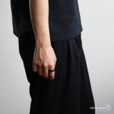 ステンレス 龍紋リング ドラゴンライン メンズリング ブラックリング ブルー 指輪 シンプル 存在感 メタル お洒落 ケルト 模様 プチプラ 男性 金属アレルギー対応