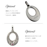 金属アレルギー対応 ネックレス ハワイアンジュエリー 刻印 無料 誕生石 純チタン オーバル プレート Lサイズ チェーン付 ステンレスより軽く肌に優しい メンズ レディース プレゼント 【品番：CG-TIP309】