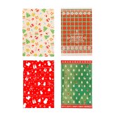(全国送料無料)【6袋】お菓子 詰め合わせ クリスマス袋 チロルチョコ（バラエティ・ミルクヌガー）20粒 袋詰め メール便 (omtmb9380z)
