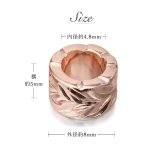 ハワイアンジュエリー ピアス 金属アレルギー対応 純チタンポスト シルバー925 ピンク マイレ チューブ チャーム 葉 フープピアス クロッシングピアス 20G(ゲージ) 幅20mm レディース 誕生日 プレゼント ハロウィン 【品番：HE-SP3252】