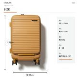 EDGELINK クルーズボックス スーツケース 32-39L キャリーケース 大容量 拡張 出張 旅行 使いやすい レディース メンズ ギフト プレゼント ブラック 05805