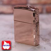 【名入れ】【送料無料】zippo ジッポーライター アーマー３面彫刻 流水紋 PG 両面コーナーシャインレイカット PGミラー RYUSUI-PG オイルライター カッコイイ おしゃれ 彫刻 高級感 エレガント ギフト 誕生日 プレゼント [zRYUSUI-PG]
