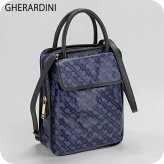 ゲラルディーニ ショルダーバッグ レディース ブランド GHERARDINI Italy GHB0102 ODISS ネイビー/ブラック