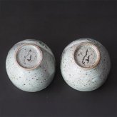 湯呑み 湯のみ 夫婦湯呑 湯呑セット ペア 2客セット 九谷焼 陶器 鉄仙 組湯呑 手描き 和食器 夫婦 ゆのみ お茶碗 ギフト 贈り物 日本製