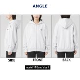Reebok リーボック ジップパーカー レディース メンズ rm-6105 スウェットパーカー フルジップ 長袖 フーディー 裏起毛 暖かい ロゴ 刺繍 ビッグシルエット オーバーサイズ 羽織り スポーティ カジュアル M L LL 2026FW Karlas 別注
