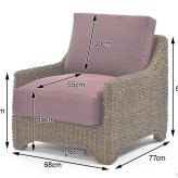 ソファ 座椅子 ウォーターヒヤシンス ー 1人掛け 1人用 アジアン アンティーク ナチュラル リゾート テイスト 家具 リビング ホテルライクなインテリア