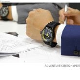 エム ティー エム ハイパーテック クォーツ 電池式 腕時計 ブランド メンズ MTM HYP-SS4-ORNG-OR2S-A アナログ ブラック オレンジ 黒