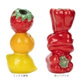 一輪挿し陶器 通販 ミニフラワーベース フルーツモチーフ フラワーベース 北欧インテリア おしゃれかわいい 卓上ミニ花瓶 玄関リビング置物 ダイニング 果物デザイン プチギフト 新築祝い 和モダン花器 インテリア小物 セラミック 洋風