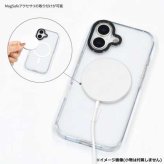 iPhone17 ケース ハローキティ MagSafe 対応 カバー サンリオ キャラクター 耐衝撃 TPU クリア インナーシート付 ストラップホール付 おしゃれ かわいい スマホケース サンリオ正規ライセンス品