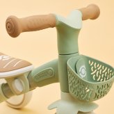 誕生日プレゼント GLOBBER グロッバー ラーニングトライク 3in1 プラスECO 三輪車 手押し棒付き トレーニングバイク キックバイク ペダルなし サドル高さ調整 フリーペダル 工具不要 再生プラスチック SGマーク EN71 体重20kgまで ココナッツ 男の子 女の子 お祝い ギフト