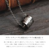 ハワイアンジュエリー ペア ペンダントトップ 金属アレルギー 対応 純チタン 刻印 無料 誕生石 チューブ Lサイズ チェーン別売りステンレスより軽く肌に優しい カップル プレゼント ハロウィン 【品番：TIP401LP】