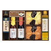 美食ファクトリー こだわり調味料とお米ギフト 7点入 調味料セット 詰め合わせ 醤油 オリーブオイル【北海道・沖縄県・離島 配送不可】