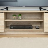 ヘーゼル TVボード 120幅 ミドルブラウン ミドルブラウン・ホワイトオーク 2色展開 テレビ台 ローボード リビング収納 テレビボード おしゃれ シンプル 新生活 家具 インテリア 不二貿易