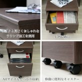 デスク チェア サイドにぴったりのチェスト。A4サイズを収納できる引き出しが便利 新生活