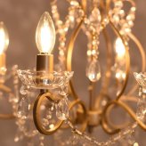 照明 ライト シャンデリア シンプル LED電球対応 ゴールドト 6灯 おしゃれ 間接 寝室 ダイニング