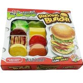 おもちゃ おままごと ハンバーガーセット 食材 プラスチック キッチン 組み合わせ遊び ごっこ遊び 指先遊び 子供 知育おもちゃ 男の子 女の子 6歳 誕生日 プレゼント ギフト 入園祝い