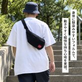 マンハッタンポーテージ ウエストバッグ Manhattan Portage メンズ レディース 撥水 コーデュラ ペットボトル 収納 B6 小さめ 黒 ブラック おしゃれ ボディバッグ ウエストポーチ ヒップバッグ ワンショルダー 手ぶら バッグ 斜め掛け 旅行 散歩 アウトドア フェス ライブ