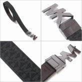 MICHAEL KORS マイケルコース アウトレット MK シグネチャー リバーシブル メンズ ベルト 36S1LBLY1B BLACK