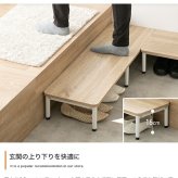 収納家具 ラック シューズ 3段 ベンチ シェルフ 靴箱 棚 収納 玄関 靴入れ 下駄箱 スリム コンパクト 省スペース オープン サイド 通気性 アジャスター リビング 幅60 家族 ファミリー