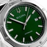 アウトレット ブローバ クラシック 自動巻き 腕時計 ブランド メンズ BULOVA 96B464 アナログ グリーン
