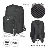 リュック Lee リー 通学 女子 男子 高校生 中学生 女子高生 大容量 23L 撥水 レディース メンズ バックパック リュックサック B4 A4対応 PC収納 2ルーム 多機能 大きめ かわいい おしゃれ ブランド 黒 ブラック ミント グリーン ピンク パープル シンプル 背中メッシュ 無地