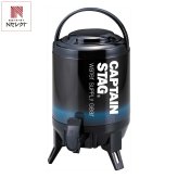 キャプテンスタッグ 最後まで注げる ウォータージャグ3L コップ付き ジャグ 広口 保温保冷両対応 スタンド付き【北海道・沖縄県・離島 配送不可】