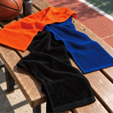 【名入れ 刺繍】名前入り マフラータオル《ネーム》(タオル 名入れタオル スポーツタオル スポーツ 部活 クラブ チーム 体育祭 卒団記念 記念品 卒園 イベント プレゼント ギフト かっこいい シンプル オリジナル 無地 野球 サッカー バレー バスケ マラソン)56