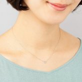 【無料ラッピング】  カナルヨンドシー Canal 4℃ ネックレス K18 ホワイトゴールド ネックレス ダイヤモンド レディース ブランド 正規品 新品 ギフト プレゼント 人気 おすすめ 誕生日 記念日 クリスマス 送料無料