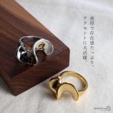 ステンレス ドレープリング 2カラー 18KGP ゴールド gold フリル プリーツ ギャザー レディース 女性 指輪 金属アレルギー対応