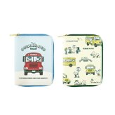 スヌーピー コンパクトマルチポーチ(Schoolfriend) Preppystyle schoolbus SNOOPY