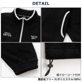 Reebok リーボック フリース プルオーバー メンズ レディース トレーナー 長袖  裏起毛 ハーフジップ 軽量 ワンポイントロゴ 刺繍   ブランド ゆったり ユニセックス 春 秋 冬 M L LL 黒 白 紺 2026fw karlas