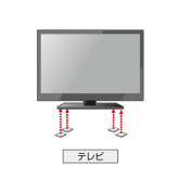 Pro7プロセブン耐震マット《耐震荷重６４kg。４枚入り》
